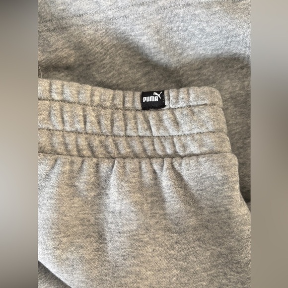 Puma Men's Size XL Shorts Big Logo Sports Relaxed Fit Gray Pockets - Picture 5 of 11